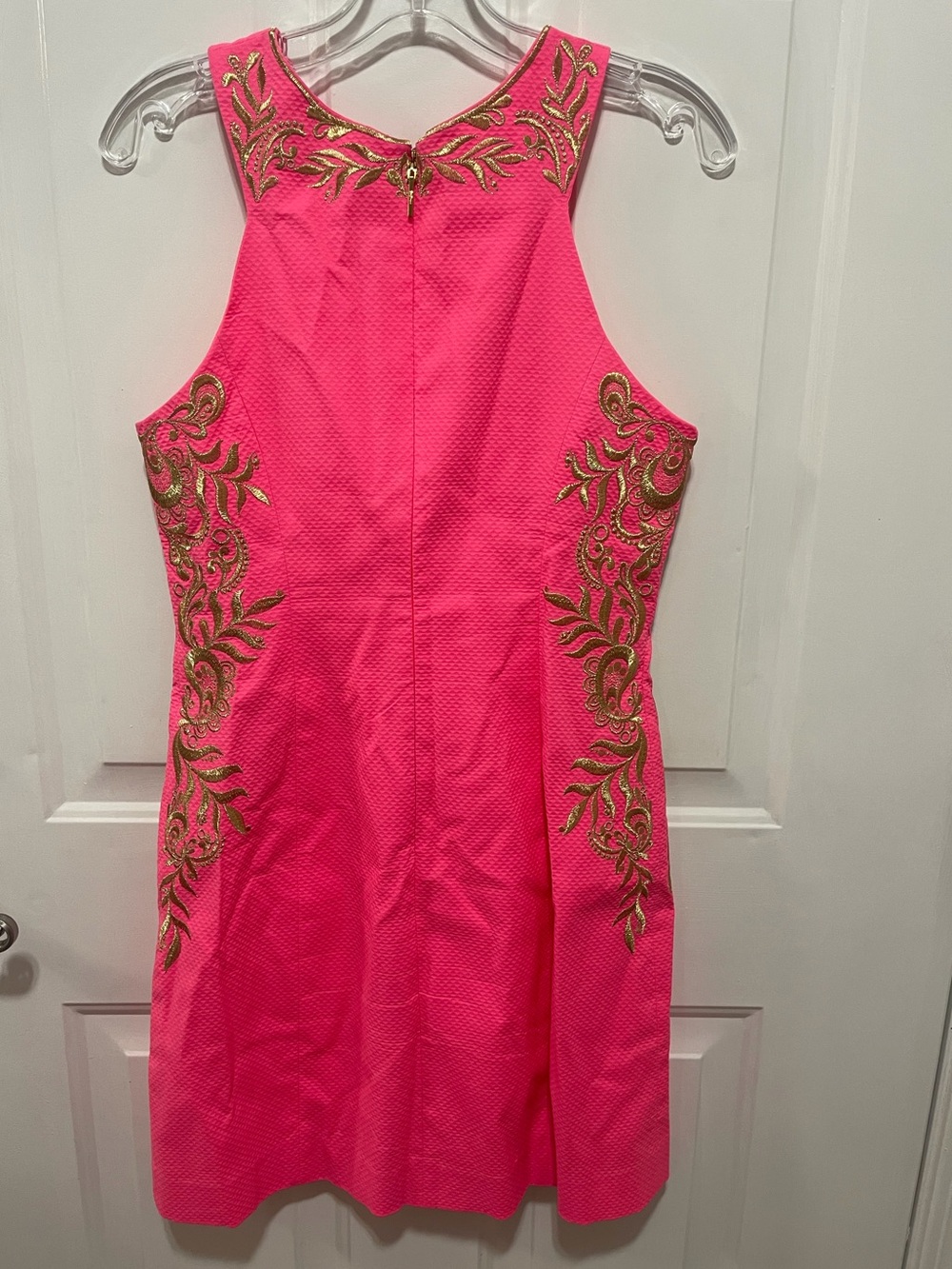 Lilly Pulitzer Tina Embroidered Stretch Shift Dress. Size 4 - Picture 6 of 11